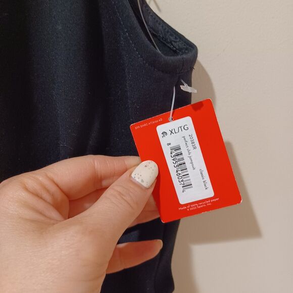 NWT Spanx Perfect Sleeveless Jumpsuit 20383R Flare Wide Leg Ponte XL Black - Picture 7 of 11